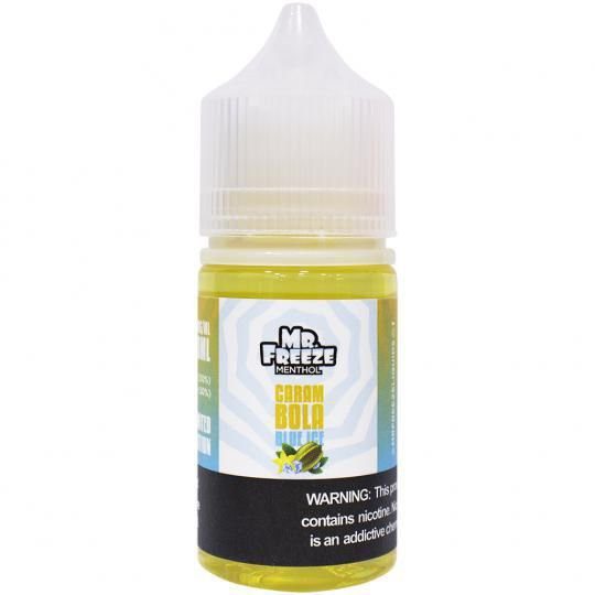 LÍQUIDO CARAMBOLA BLUE ICE SALT NICOTINE - MENTHOL - MR. FREEZE