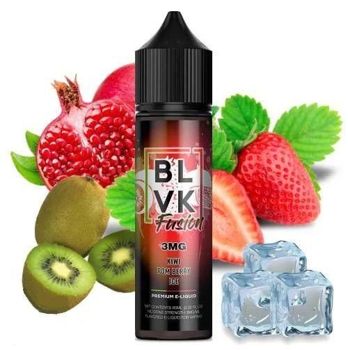 LÍQUIDO KIWI POM BERRY ICE - FUSION - BLVK UNICORN