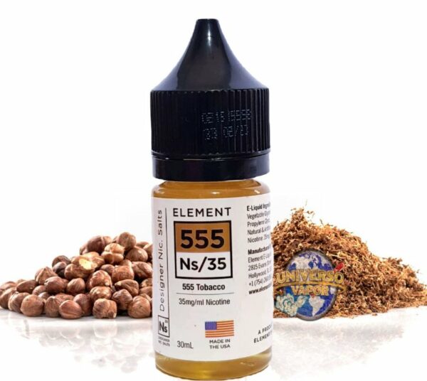 LÍQUIDO 555 TOBACCO - SALT NICOTINE - ELEMENT