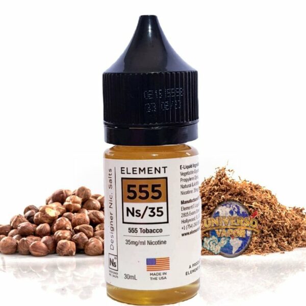 LÍQUIDO 555 TOBACCO - SALT NICOTINE - ELEMENT