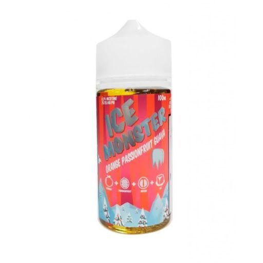 LIQUIDO ICE MONSTER ORANGE PASSIONFRUIT GUAVA 100ML - JAM MONSTER