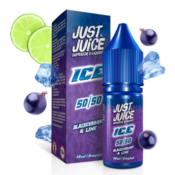 LÍQUIDO NICSALT - BLACKCURRANT LIME ICE - JUST JUICE