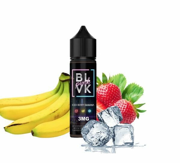 LÍQUIDO BLVK BERRY BANANA PINK ICED - BLVK UNICORN