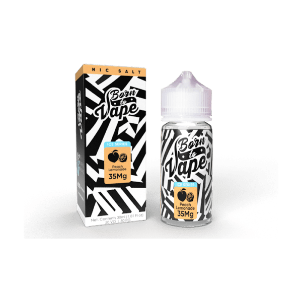 LÍQUIDO PEACH LEMONADE - NICSALT - BORN TO VAPE