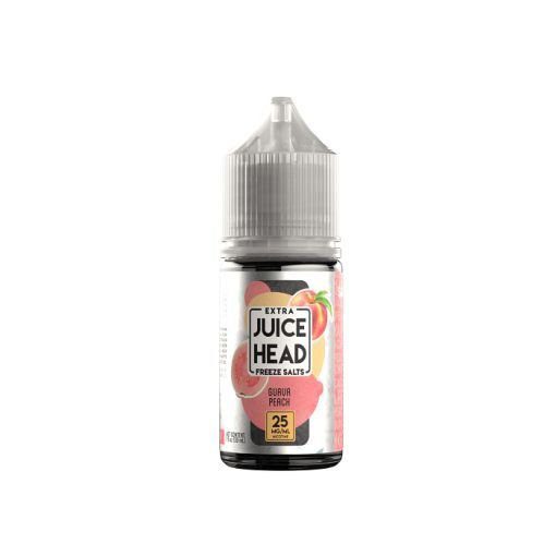 LÍQUIDO GUAVA PEACH - EXTRA FREEZE - NICSALT - JUICE HEAD