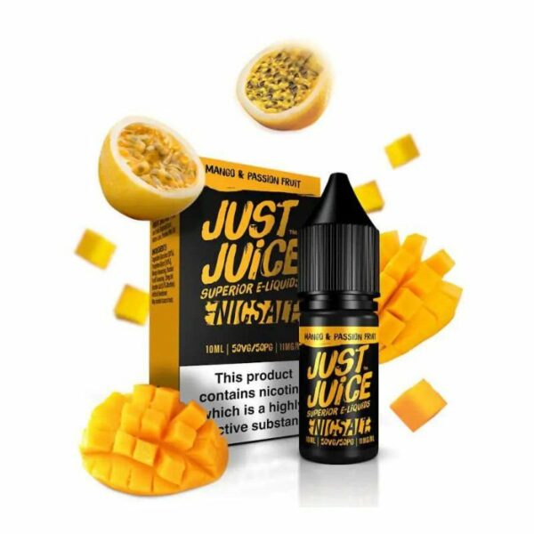 LÍQUIDO MANGO & PASION FRUIT - NICSALT - JUST JUICE