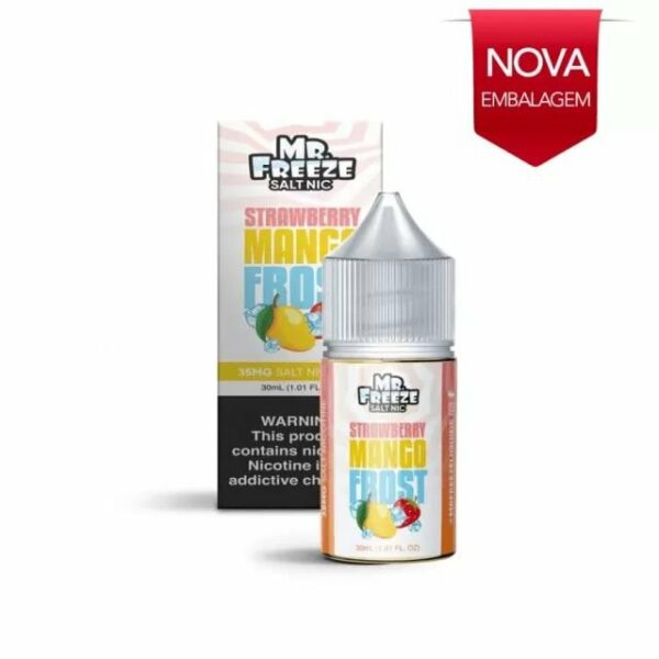 LÍQUIDO STRAWBERRY MANGO FROST SALT NICOTINE - MR FREEZE