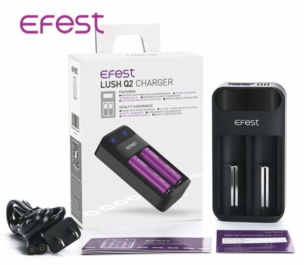 CARREGADOR LUSH Q2 CHARGER - EFEST