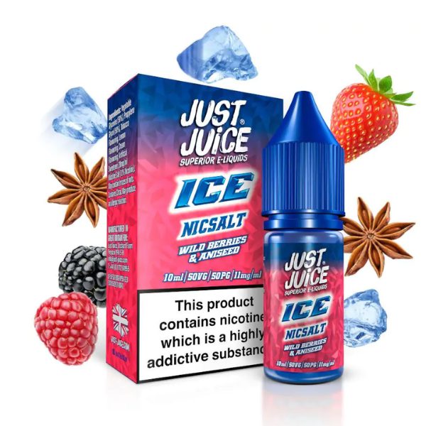 LÍQUIDO NICSALT - WILD BERRIES ANISEED ICE - JUST JUICE