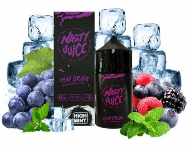 LÍQUIDO ASAP GRAPE HIGH MINT - NASTY JUICE