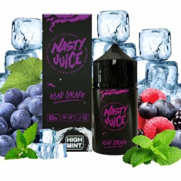 LÍQUIDO ASAP GRAPE HIGH MINT - NASTY JUICE