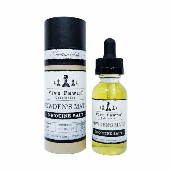 LÍQUIDO BOWDEN'S MATE - NICOTINE SALT - FIVE PAWNS