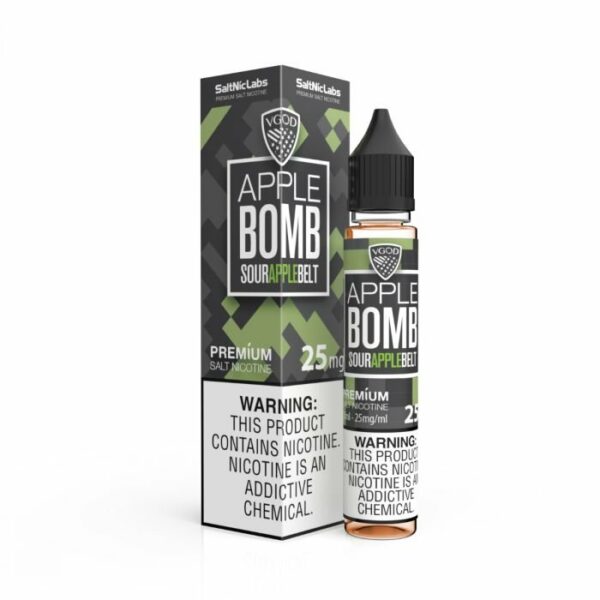 LÍQUIDO APPLE BOMB BELT - SALTNIC / SALT NICOTINE - VGOD