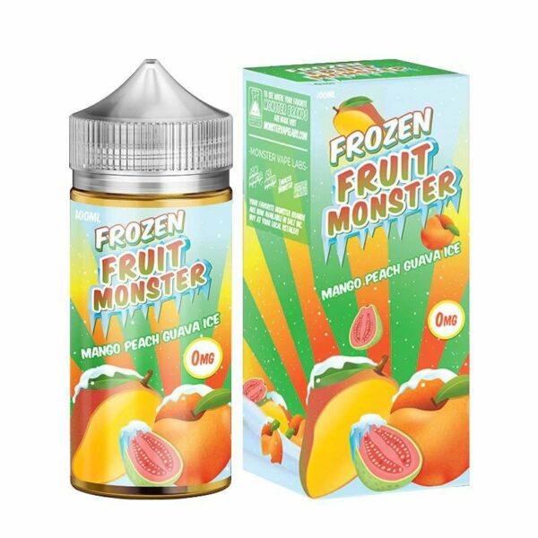 LÍQUIDO MANGO PEACH GUAVA ICE - FROZEN FRUIT MONSTER - JAM MONSTER