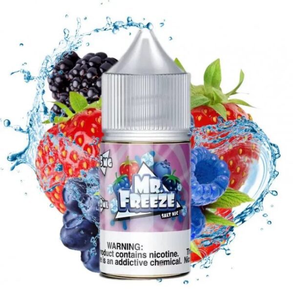 LÍQUIDO BERRY FROST SALT NICOTINE - MR. FREEZE