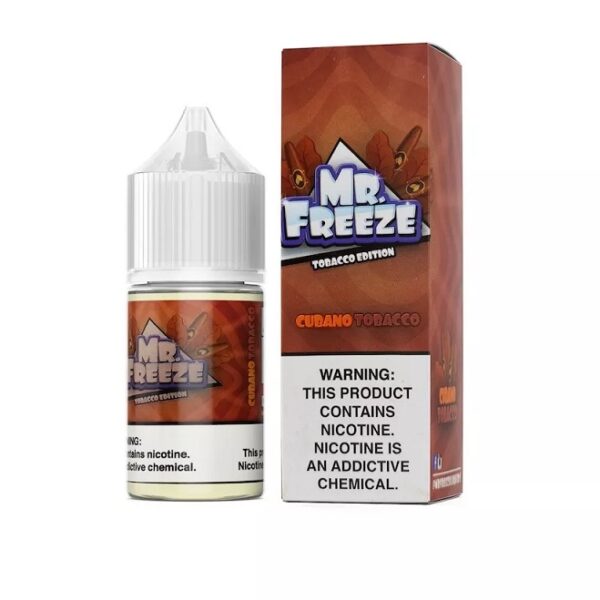 CUBANO TOBACCO SALT NICOTINE - MR. FREEZE