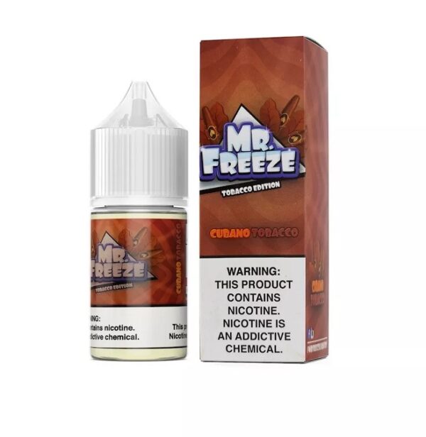 CUBANO TOBACCO SALT NICOTINE - MR. FREEZE