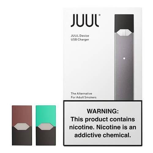 POD SYSTEM KIT JUUL COM 2 PODS ( VIRGINIA / MINT ) E CARREGADOR - JUUL