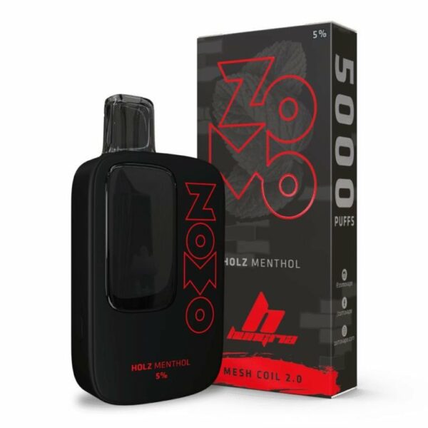 POD DESCARTÁVEL ZOMO HUNGRIA 5000 PUFFS - HALLS MENTHOL - ZOMO