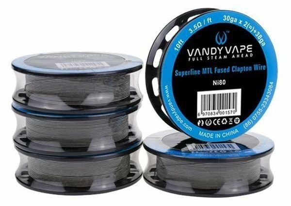 FIO SUPERFINE MTL FUSED CLAPTON WIRE - VANDY VAPE