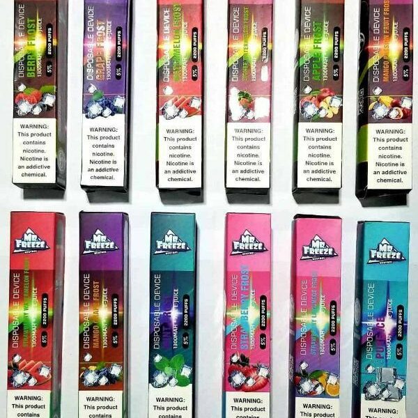 POD DESCARTÁVEL MR FREEZE 5% NICSALT 2200 PUFFS 7ML - MR FREEZE