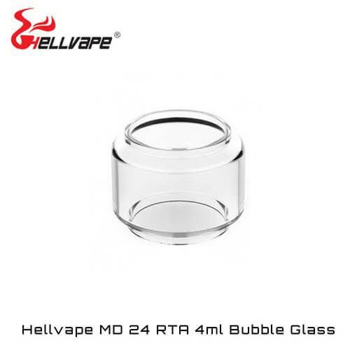 TUBO DE VIDRO DE REPOSIÇÃO MD RTA 4ML S/ ORING - HELLVAPE