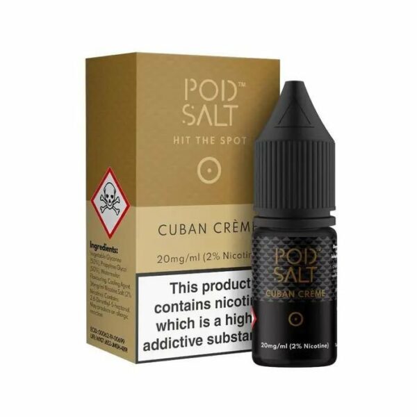 LÍQUIDO CUBAN CREME - HIT THE SPOT - POD SALT