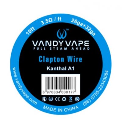 FIO CLAPTON WIRE / KANTHAL A1 FULL STEAM AHEAD - VANDY VAPE