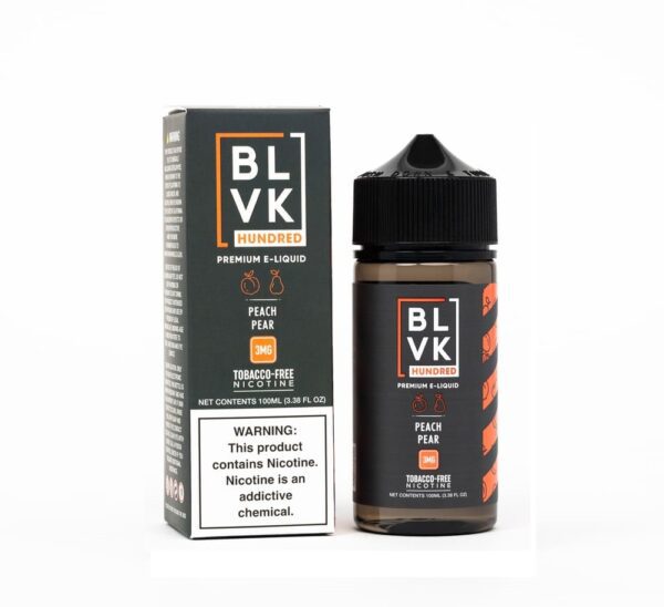 LÍQUIDO BLVK HUNDRED PEACH PEAR - BLVK UNICORN