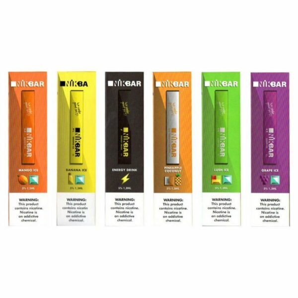 POD DESCARTÁVEL 5% NICSALT 350 PUFFS - NIKBAR