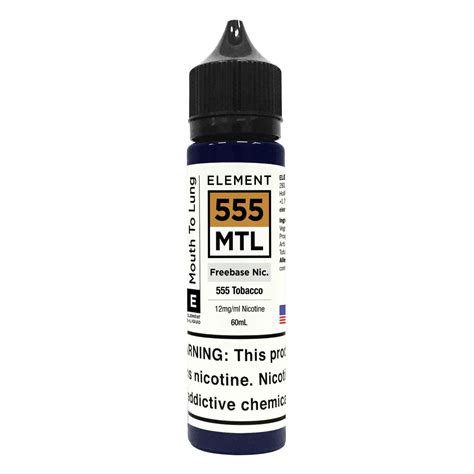 LÍQUIDO 555 TOBACCO MTL - ELEMENT