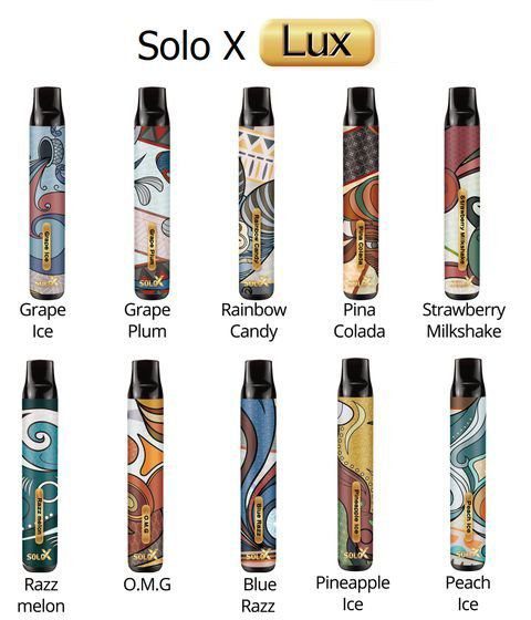 POD DESCARTÁVEL SOLO X LUX 1500PUFFS 5% NICSALT - VAPEMAN