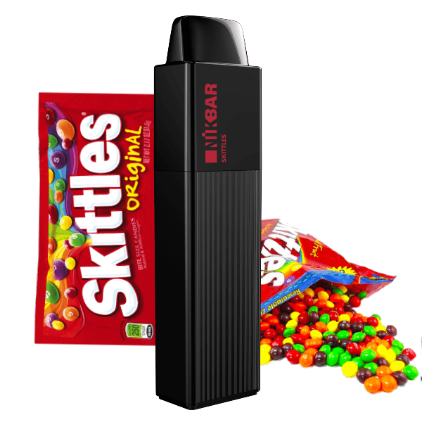 POD DESCARTÁVEL 5% 2500 PUFFS - SKITTLES - NIKBAR