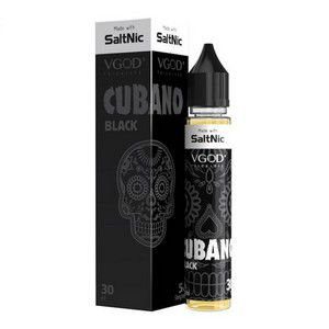 LÍQUIDO CUBANO BLACK - SALTNIC - VGOD