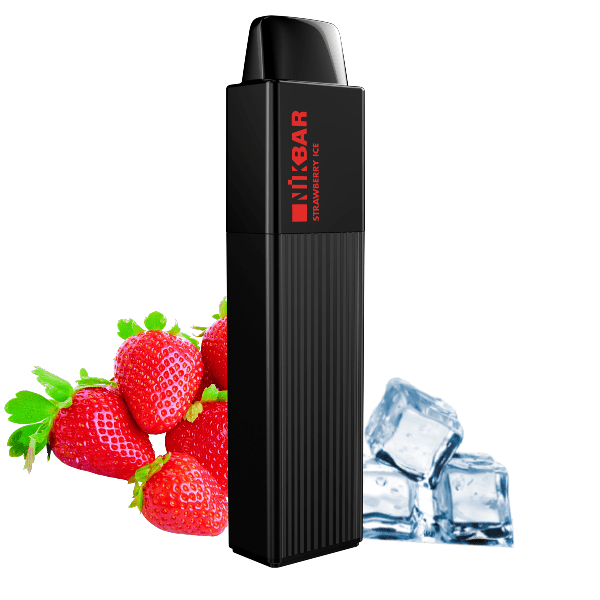 POD DESCARTÁVEL 5% 2500 PUFFS - STRAWBERRY ICE- NIKBAR