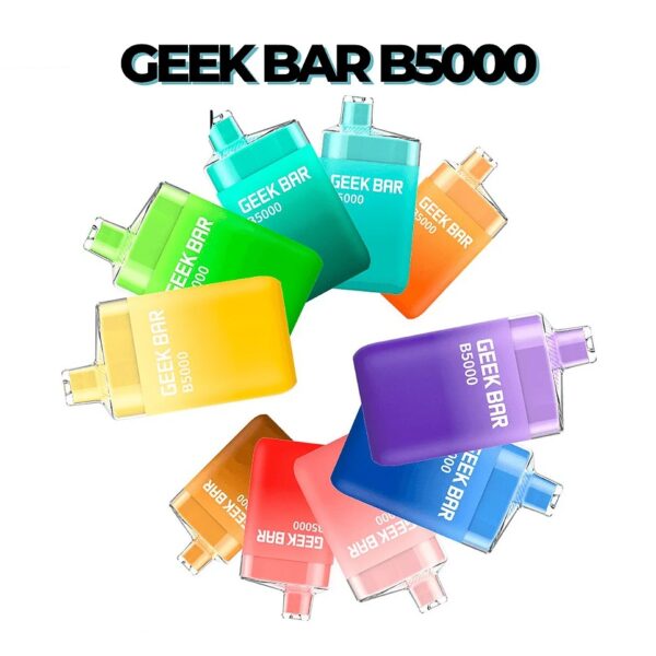 POD DESCARTÁVEL 5% NICSALT B5000 5000 PUFFS - GEEK BAR