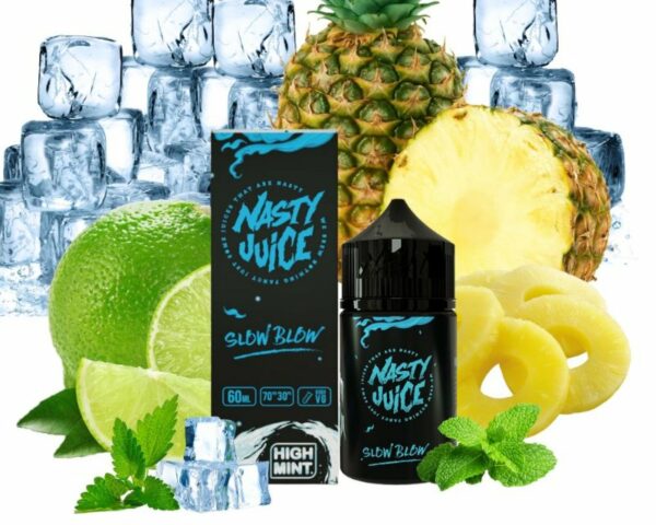 LÍQUIDO SLOW BLOW HIGH MINT - NASTY JUICE