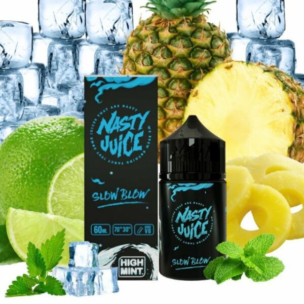 LÍQUIDO SLOW BLOW HIGH MINT - NASTY JUICE