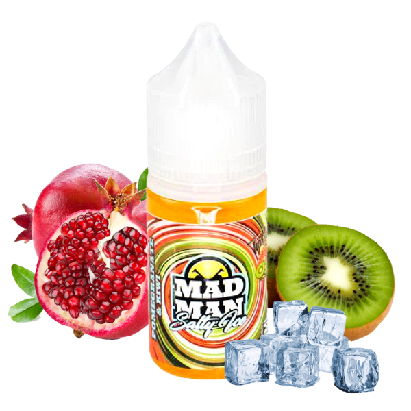 LIQUIDO POMEGRANATE & KIWI ICE - NICSALT - MAD MAN