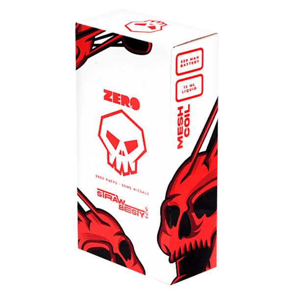 POD DESCARTÁVEL ZERO V5000 5000 PUFFS - STRAWBESTY ICE - ZERO