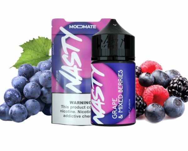 LIQUIDO NASTY MODMATE - GRAPE E MIXED BERRIES