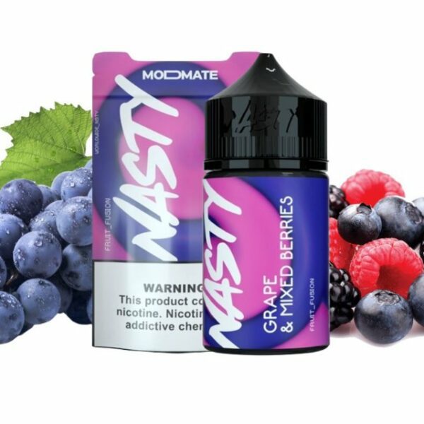 LIQUIDO NASTY MODMATE - GRAPE E MIXED BERRIES