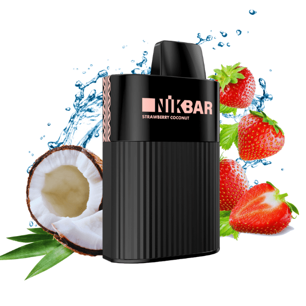 POD DESCARTÁVEL 6000 PUFFS – STRAWBERRY COCONUT – NIKBAR