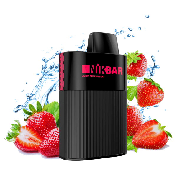 POD DESCARTÁVEL 6000 PUFFS – JUICY STRAWBERRY – NIKBAR