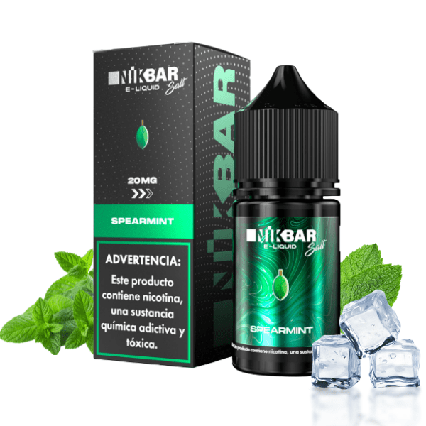 LÍQUIDO NICSALT - SPEARMINT - NIKBAR