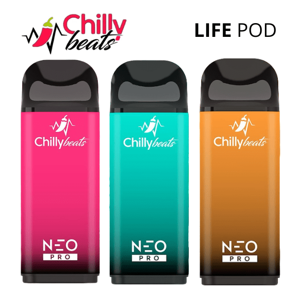 REFIL P/ LIFE POD - NEO PRO 5% 8000 PUFFS - CHILLY BEATS