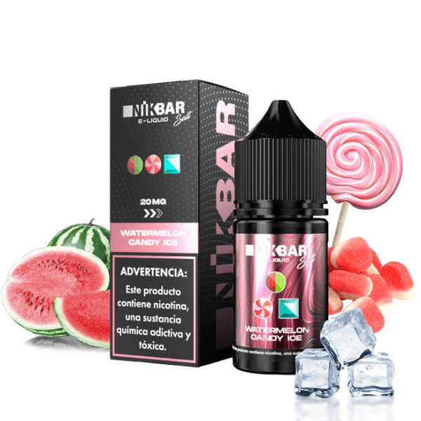 LÍQUIDO NICSALT - WATERMELON CANDY ICE - NIKBAR