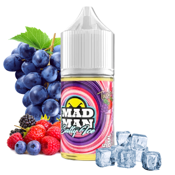 LIQUIDO GRAPEBERRY ICE - NICSALT - MAD MAN