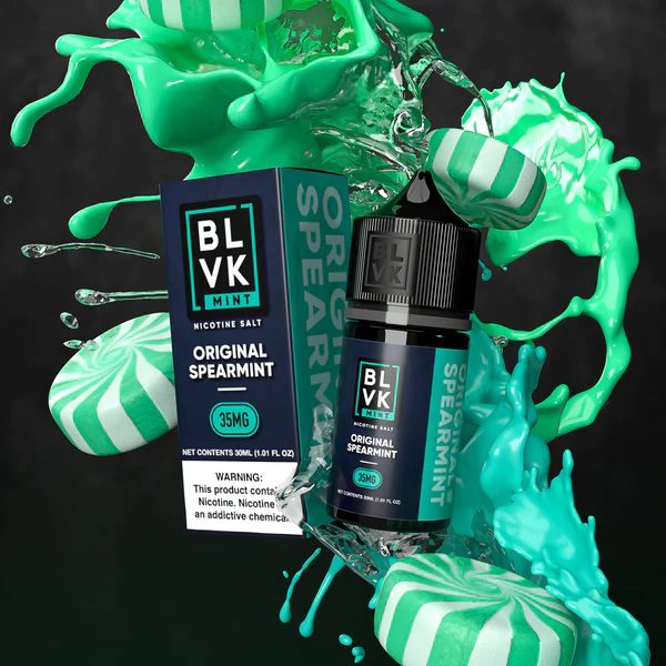 LÍQUIDO BLVK MINT ORIGINAL SPEARMINT - NICSALT - BLVK UNICORN