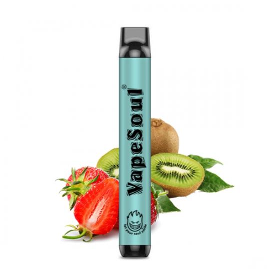 POD DESCARTÁVEL ZERO NICOTINA 1200 PUFFS C/ AJUSTE DE AIR FLOW – STRAWBERRY KIWI – VAPESOUL